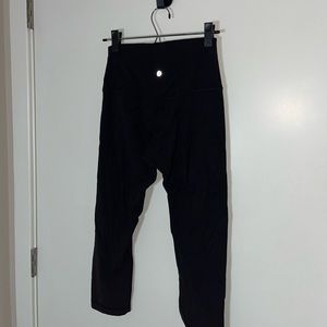 Lululemon align 21” crop black leggings